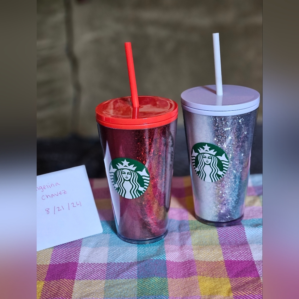 Set of 2 Grande Starbucks Tumblers